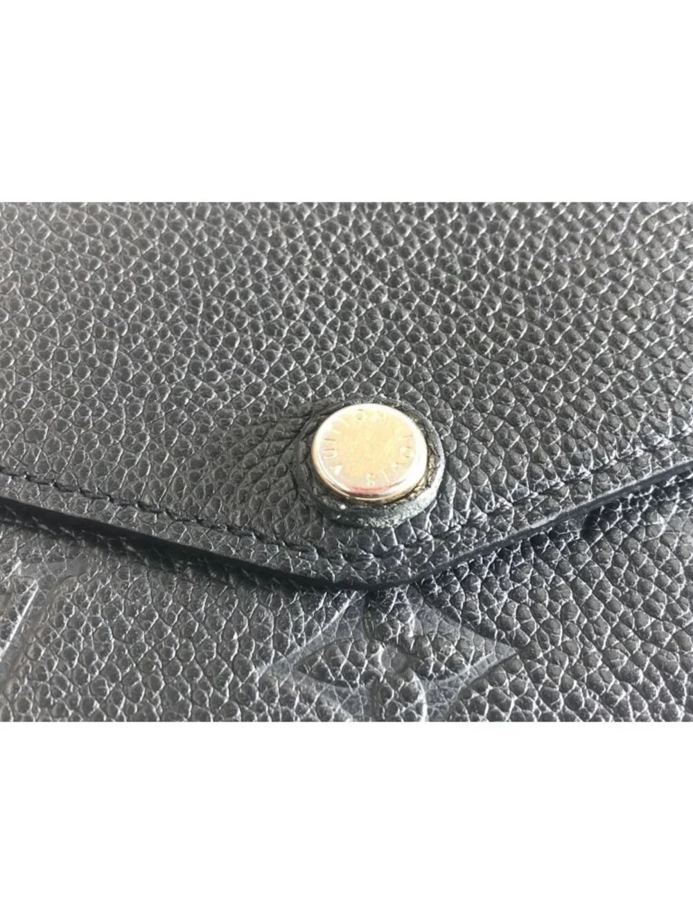 Louis Vuitton Monogram Empreinte Portefeuille Sarah Wallet Black